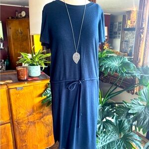 Paige Navy Blue Knit Dress